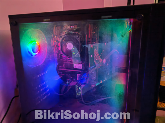 Full RGB Gaming & Work Setup – Ready to Use!